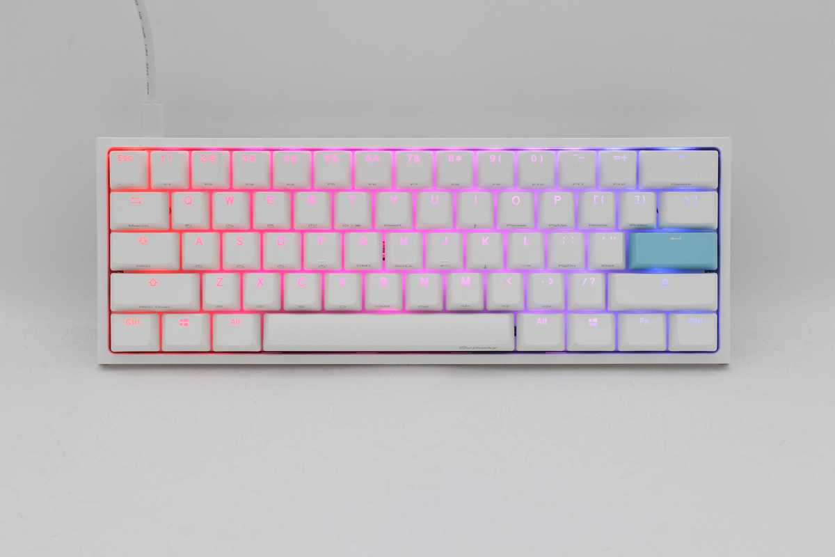 Verrijken premier rijk Ducky One 2 Mini Pure White RGB: Meckeys: 60% Keyboard